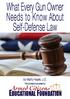 What Every Gun Owner Needs to Know About Self-Defense Law