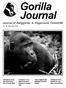 Journal of Berggorilla & Regenwald Direkthilfe