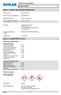 SAFETY DATA SHEET KLEER KLENZ. Section: 1. PRODUCT AND COMPANY IDENTIFICATION. Product name : KLEER KLENZ