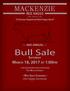 Bull Sale MACKENZIE. March 18, 2017 at 1:00pm. Saturday. RED ANGUS V8U Ranch Ltd. ~ With Guest Consignor ~ Don Heggie Simmental.