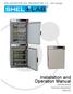 AIR-JACKETED CO2 INCUBATOR Voltage. Installation and Operation Manual SCO10A SCO5A Previously Designated: