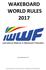 WAKEBOARD WORLD RULES 2017