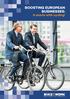 BOOSTING EUROPEAN BUSINESSES: It starts with cycling!