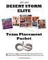 Team Placement Packet