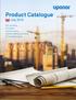 Product Catalogue. July PEX plumbing Fire safety Hydronic piping Radiant heating and cooling Pre-insulated piping