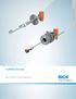 Product information. Gas Gas massflow measuring devicefor