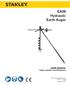 EA08 Hydraulic Earth Auger USER MANUAL Safety, Operation and Maintenance