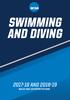 swimming and diving AND RULES AND INTERPRETATIONS