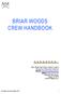 Briar Woods Crew Club Handbook,