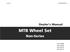 DM-WH (English) Dealer's Manual. MTB Wheel Set. Non-Series WH-MT68 WH-MT66 WH-MT35 WH-MT15