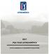 2017 PGA TOUR LATINOAMÉRICA PLAYER HANDBOOK & TOURNAMENT REGULATIONS