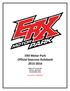 ERX Motor Park Official Snocross Rulebook