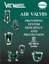 Bulletin 1500 AIR VALVES PROVIDING SYSTEM EFFICIENCY AND PROTECTION. NSF/ANSI 61 Certified