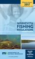 Effective March through February 28, 2018 MINNESOTA FISHING REGULATIONS. SHARE THE PASSION #fishmn.