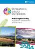 Public Rights of Way A guide for landowners and farmers