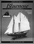 Bluenose KIT NO MODEL SHIPWAYS INSTRUCTION MANUAL CANADIAN FISHING SCHOONER 1921 TECHNICAL CHARACTERISTICS