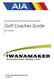 Arizona Interscholastic Association and Wanamaker Corporation. Golf Coaches Guide Season