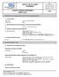 SAFETY DATA SHEET Revised edition no : 0 SDS/MSDS Date : 30 / 11 / 2012