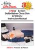 CRiSis System Defibrillation Chest Skin LF03652U Instruction Manual