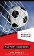 SERVICE & SUPPORT CANON BROADCAST & CPS SUPPORT HANDBOOK