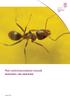 Pest control procedures manual. Social insects ants, wasps & bees