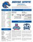 BAYLOR 6-6, 3-6 BIG 12 BOISE STATE 10-2, 6-2 MW 2016 SCHEDULE / RESULTS BOISE STATE VS BAYLOR BRONCO GAME NOTES QUICK FACTS