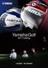 YamahaGolf 2017 Catalog
