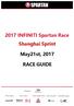 2017 INFINITI Spartan Race Shanghai Sprint. May21st, 2017 RACE GUIDE