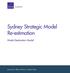 Sydney Strategic Model Re-estimation