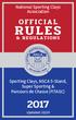 National Sporting Clays Association OFFICIAL RULES & REGULATIONS. Sporting Clays, NSCA 5-Stand, Super Sporting & Parcours de Chasse (FITASC)