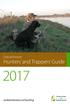 Saskatchewan Hunters and Trappers Guide