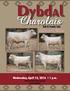 Dybdal. Charolais. 5th Annual Sale. Bull & Female Sale Selling 46 Lots
