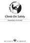 Climb On Safely TRAINING OUTLINE