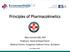Principles of Pharmacokinetics