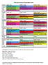 The Jazz Factory Timetable 2018