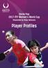 ZHU Yuling. #ITTFWorldCup Page 2. Country China. Qualification Asian Cup Champion. World Rank 2. Seed 1. Age 22