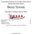 Utah High School Activities Association Sports Records Book. Boys Tennis. Records Compiled Since 1963