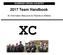 WARRIOR CROSS COUNTRY Team Handbook. An Information Resource for Parents & Athletes