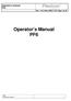 Operator s Manual PF6