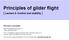 Principles of glider flight