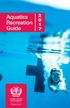 Aquatics Recreation Guide