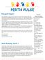 PERTH PULSE. Principal s Report. Dental Screening June 5-7