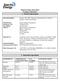 Material Safety Data Sheet Propane (Odorized) 1. Product Information