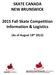 SKATE CANADA NEW BRUNSWICK Fall Skate Competition Information & Logistics. (As of August 18 th 2015)