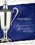 2015 AWARDSOFDISTINCTION.CA FOOTBALL. Awards of Distinction COLLECTION OF EXCEPTIONAL AWARDS