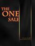 The ONe Sale OctOber 21, 2017 Sulphur SpringS, texas