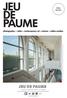 JEU DE PAUME. photography video contemporary art cinema online creation PRESS RELEASE