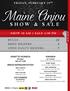 Maine Anjou. Show & Sale. Friday, February 19 th. Show 10 AM Sale 1:30 pm. Bulls Bred Heifers... 3 open fancy heifers...