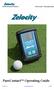 Golf Performance Monitors. PureContact Operating Guide. Version of 9