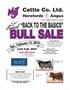 22 nd. Cattle Co. Ltd. Bulls Sell. Join us for Bar-B-Q Beef Supper and a social following the sale.